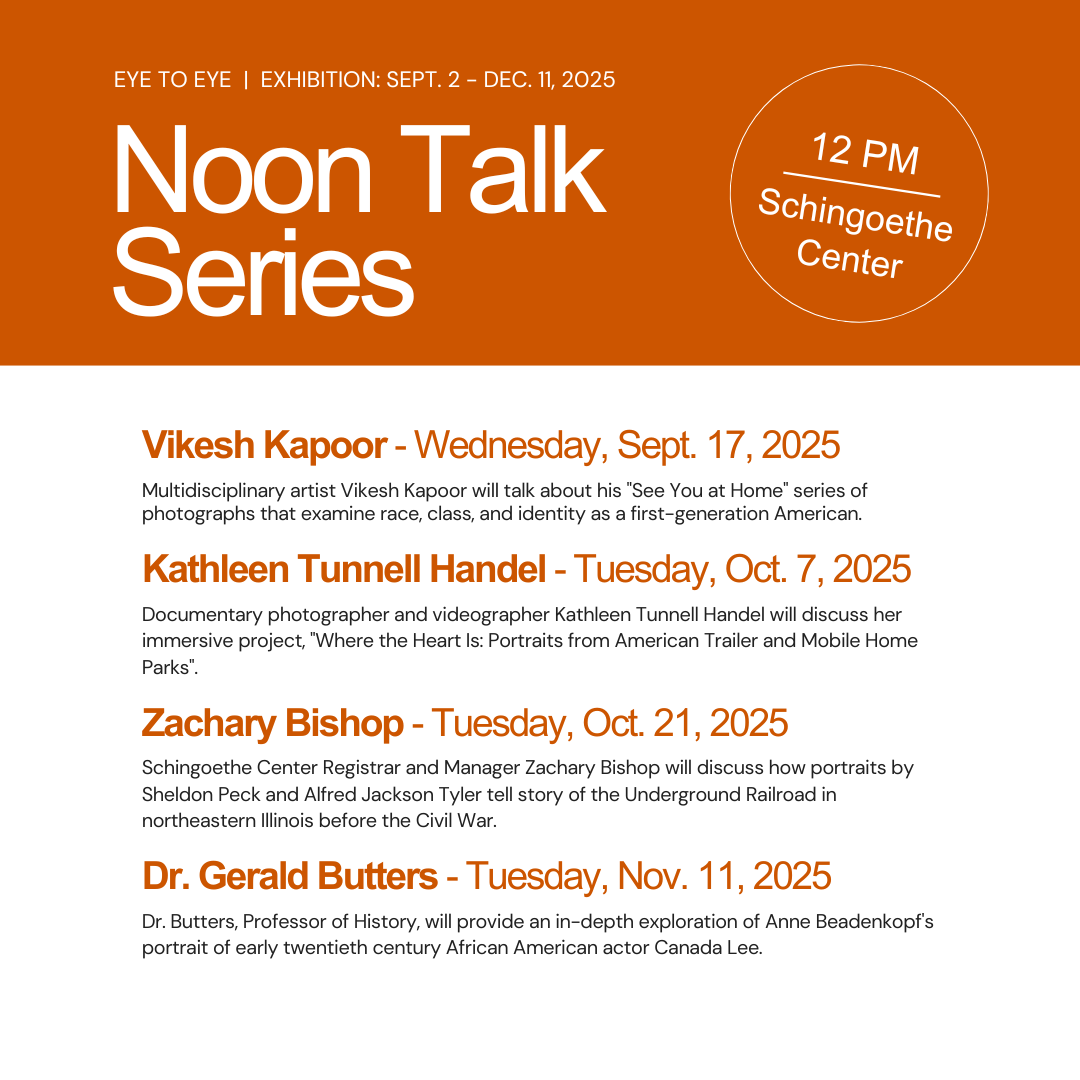Noon Talk Series: September 17, October 7, October 21, November 11